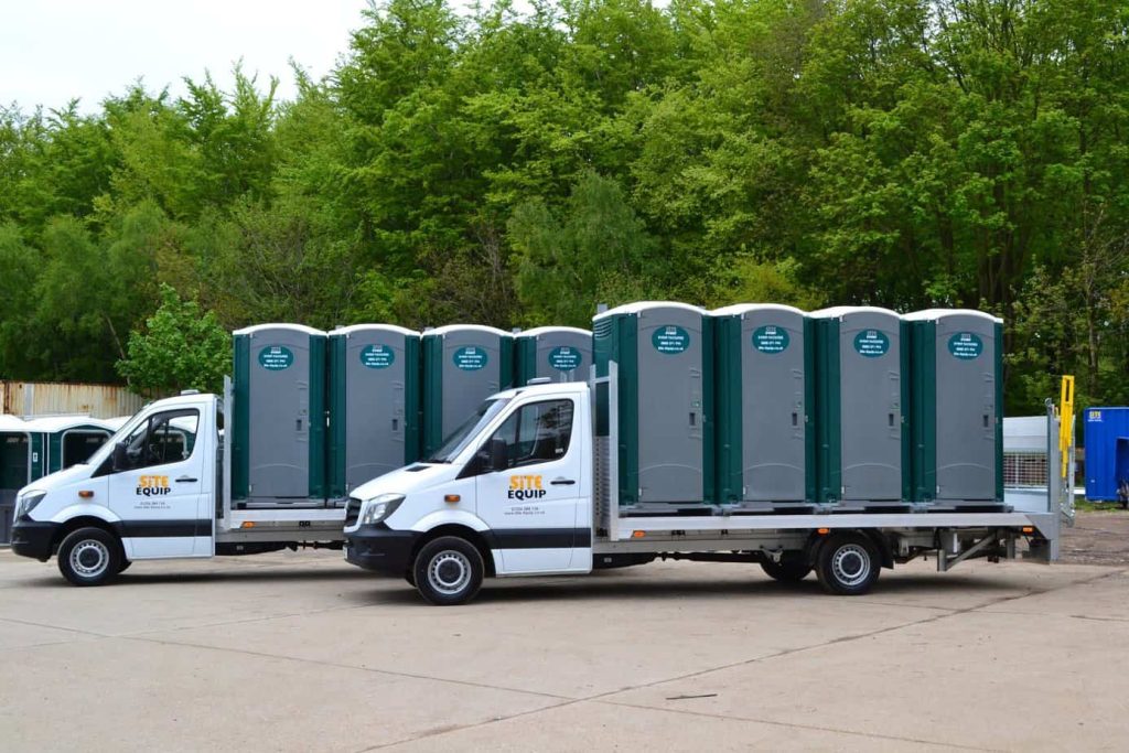 brand new toilets