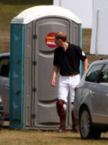 Prince William Used Our Portable Toilet!