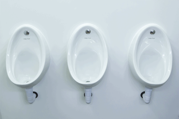 3 x Ceramic Urinals