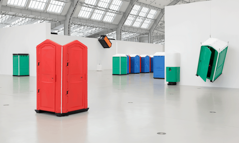 Check Out This Amazing Portable Toilet Art