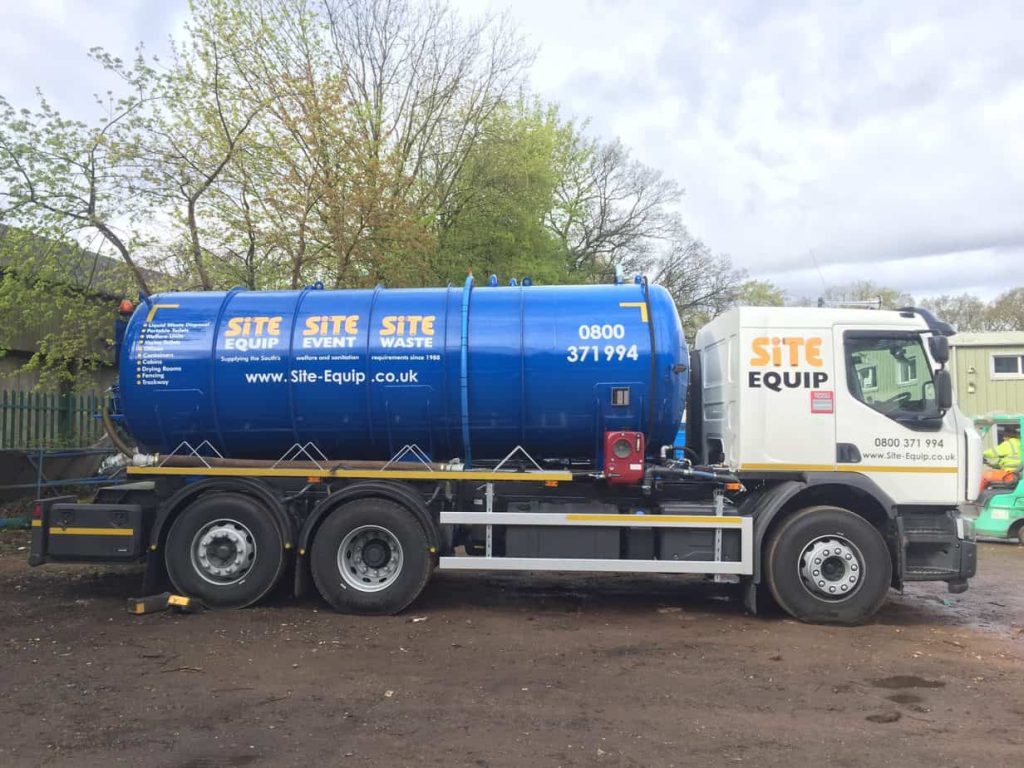 large wet waste removal - our brand new tanker has arrived!