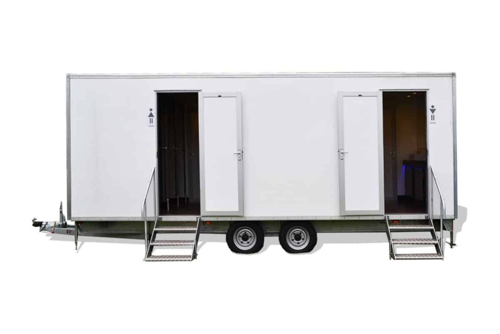 our latest luxury toilet trailer - 5+2.