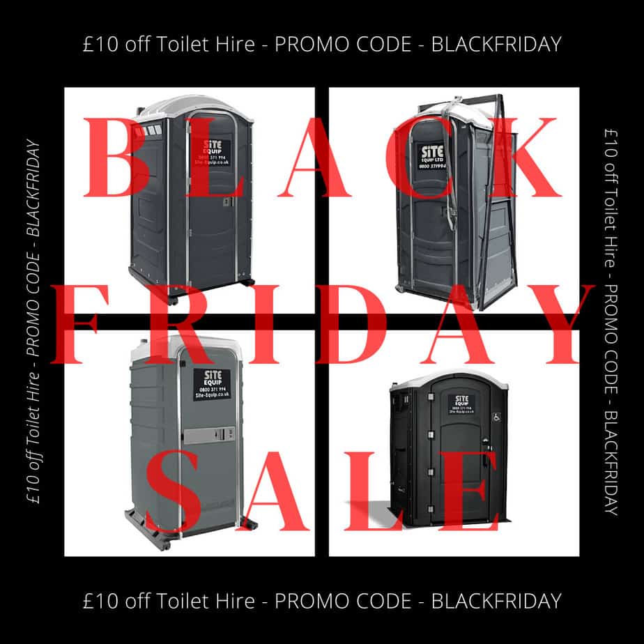 Black Friday Deal on Toilet Hire!