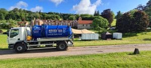 toilet emptying at festivals