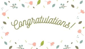 Congratulations!