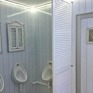 The Shabby Chic Toilet Trailer