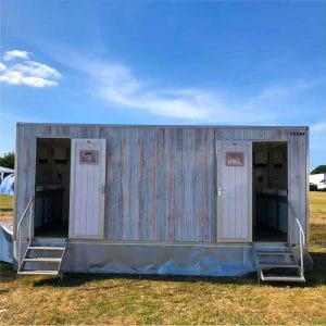 The Shabby Chic Toilet Trailer