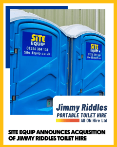 SITE EQUIP ACQUIRES JIMMY RIDDLES